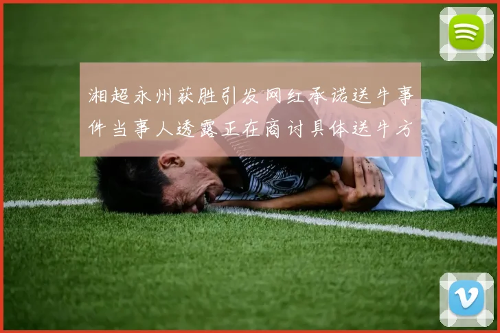 湘超永州获胜引发网红承诺送牛事件当事人透露正在商讨具体送牛方案