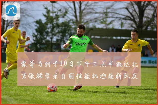 蒙哥马利于10日下午三点半抵达北京张稀哲亲自前往接机迎接新队友